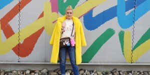 Beitragsbild des Blogbeitrags Yellow Fake Fur Coat