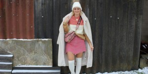 Beitragsbild des Blogbeitrags White Faux Fur Coat