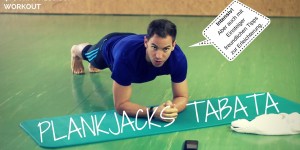 Beitragsbild des Blogbeitrags Plank Jacks Tabata Workout: Das intensive 4 Minuten Core Training