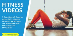Beitragsbild des Blogbeitrags 9 kostenlose Fitness Videos von Experten: Einschalten und Mitmachen! (mit Trainingsplan)