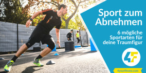 Beitragsbild des Blogbeitrags Sport zum Abnehmen: 6 mögliche Sportarten für deine Traumfigur
