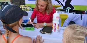 Beitragsbild des Blogbeitrags Badmann bei Trumer Triathlon am Start