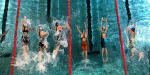 Beitragsbild des Blogbeitrags Erste Sieger bei Steeltownman Linz Indoor Aquathlon