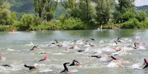 Beitragsbild des Blogbeitrags Teilnehmerrekord bei Neufelder See Open Water Swim