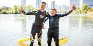 Beitragsbild des Blogbeitrags Hunderte Schwimmer eröffnen die Freiwassersaison