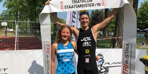 Beitragsbild des Blogbeitrags Tiroler Früh und Kaindl holen Triathlon Sprint-Staatsmeistertitel 