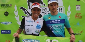 Beitragsbild des Blogbeitrags Andreas Giglmayr und Camilla Pedersen gewinnen Trumer Triathlon Mitteldistanz 