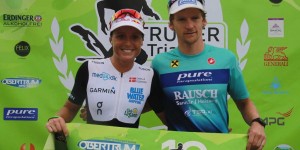 Beitragsbild des Blogbeitrags Andreas Giglmayr und Camilla Pedersen gewinnen Trumer Triathlon Mitteldistanz