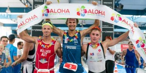 Beitragsbild des Blogbeitrags Kumhofer und Schlagbauer gewinnen ausverkauften ALOHA TRI Traun