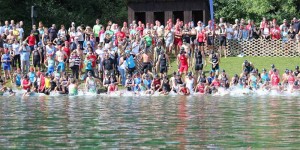 Beitragsbild des Blogbeitrags Ausee Triathlon Blindenmarkt steht in den Startlöchern