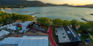 Beitragsbild des Blogbeitrags IRONMAN Austria Zieleinlauf wieder auf Star-Bühne