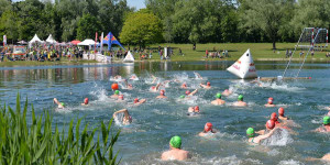 Beitragsbild des Blogbeitrags Gemeinsam stark: Der Salzburger Firmen Triathlon – ein Tag voller Teamgeist und Bewegung