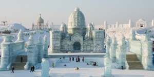 Beitragsbild des Blogbeitrags Ice & Snow World Harbin: Eisfiguren und eine Stadt aus Eis