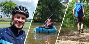 Beitragsbild des Blogbeitrags Outdoor Erlebnisse an der Nahe: Wandern, Radfahren & Packrafting (Video)