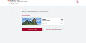 Beitragsbild des Blogbeitrags Die Reiseregistrierung: Sicher individuell unterwegs