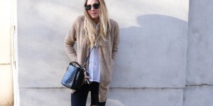 Beitragsbild des Blogbeitrags Outfit: Nude Cardigan & Star Blouse 