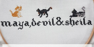 Beitragsbild des Blogbeitrags Cross-stitch embroidery 