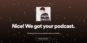 Beitragsbild des Blogbeitrags Podcast gratis auf Spotify hochladen | OFFIZIELL