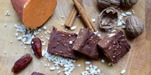 Beitragsbild des Blogbeitrags REZEPT | Schokobrownies aus Süßkartoffeln