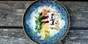 Beitragsbild des Blogbeitrags Rezept | Rote Rüben Carpaccio mit Orangen und Senf-Honig-Orangen-Dressing