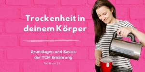 Beitragsbild des Blogbeitrags PODCAST | TCM GRUNDLAGEN – Was tun bei Trockenheit in deinem Körper