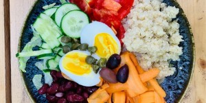 Beitragsbild des Blogbeitrags REZEPT | Buddha Bowl 