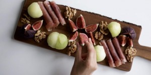 Beitragsbild des Blogbeitrags Vorspeise mit Melone und Feigen