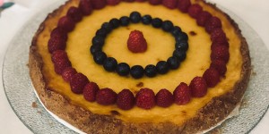 Beitragsbild des Blogbeitrags Portuguese Cheesecake – Tarte de Requeijao 