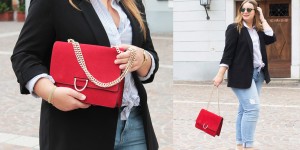 Beitragsbild des Blogbeitrags PLUS SIZE OUTFIT // Blazer, Stripes & Boyfriend Jeans
