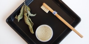 Beitragsbild des Blogbeitrags NEIN zur herkömmlichen Zahnpasta – selbstgemachtes Zahnpulver mit Salbei 