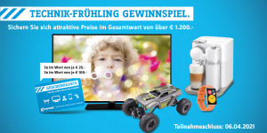 Beitragsbild des Blogbeitrags Technik-Frühling Gewinnspiel