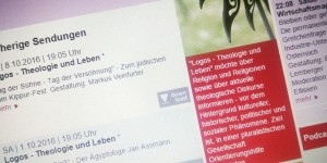 Beitragsbild des Blogbeitrags #13 tyro – religion und so …