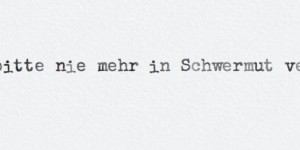 Beitragsbild des Blogbeitrags Nie mehr.