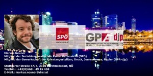 Beitragsbild des Blogbeitrags SPÖ-Gewerkschafter Markus NEUNER zum Thema Datenschutz 