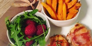 Beitragsbild des Blogbeitrags Rosmarin Hühnchen mit Prosciutto di San Daniele