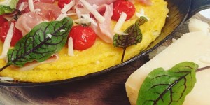 Beitragsbild des Blogbeitrags Polentapizza mit Prosciutto di San Daniele 