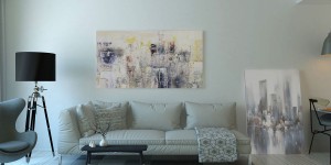 Beitragsbild des Blogbeitrags Die 6 besten Leinwandbilder fürs Wohnzimmer