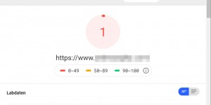 Beitragsbild des Blogbeitrags Neuer Negativrekord in Page Speed Insights