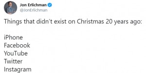 Beitragsbild des Blogbeitrags Dinge die vor 20 Jahren zur Weihnachtszeit noch nicht existierten