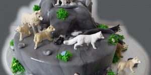 Beitragsbild des Blogbeitrags Die Torte mit den Wölfen