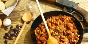 Beitragsbild des Blogbeitrags Bohnen mit Speck nach Bud Spencer
