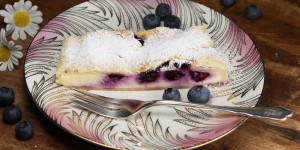 Beitragsbild des Blogbeitrags Topfen-Heidelbeer-Strudel