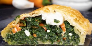 Beitragsbild des Blogbeitrags Spinat – Feta Strudel 