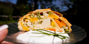 Beitragsbild des Blogbeitrags Gemüsestrudel