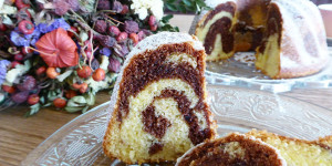 Beitragsbild des Blogbeitrags Einfacher Marmorgugelhupf
