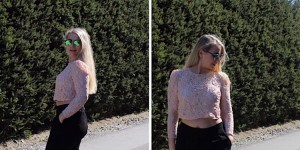 Beitragsbild des Blogbeitrags Ein Look, zwei Trends - So stylst du #Cropped und #Joggerpants. 