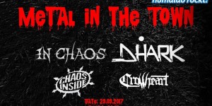 Beitragsbild des Blogbeitrags Chaos Inside • Crowheart • In Chaos • Dhark LIVE @ SUB Wr. Neustadt, 29.09.2017