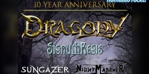 Beitragsbild des Blogbeitrags Sungazer • Nightmarcher • Signum Regis • Dragony LIVE @ ((szene)) Wien, 28.10.2017