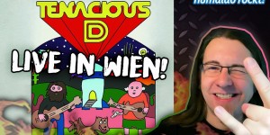 Beitragsbild des Blogbeitrags TENACIOUS D live in Wien! • Konzertbericht