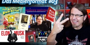 Beitragsbild des Blogbeitrags DMF #03: Spongebob Obscura & jede Menge tote Bäume • Das Medienformat. 